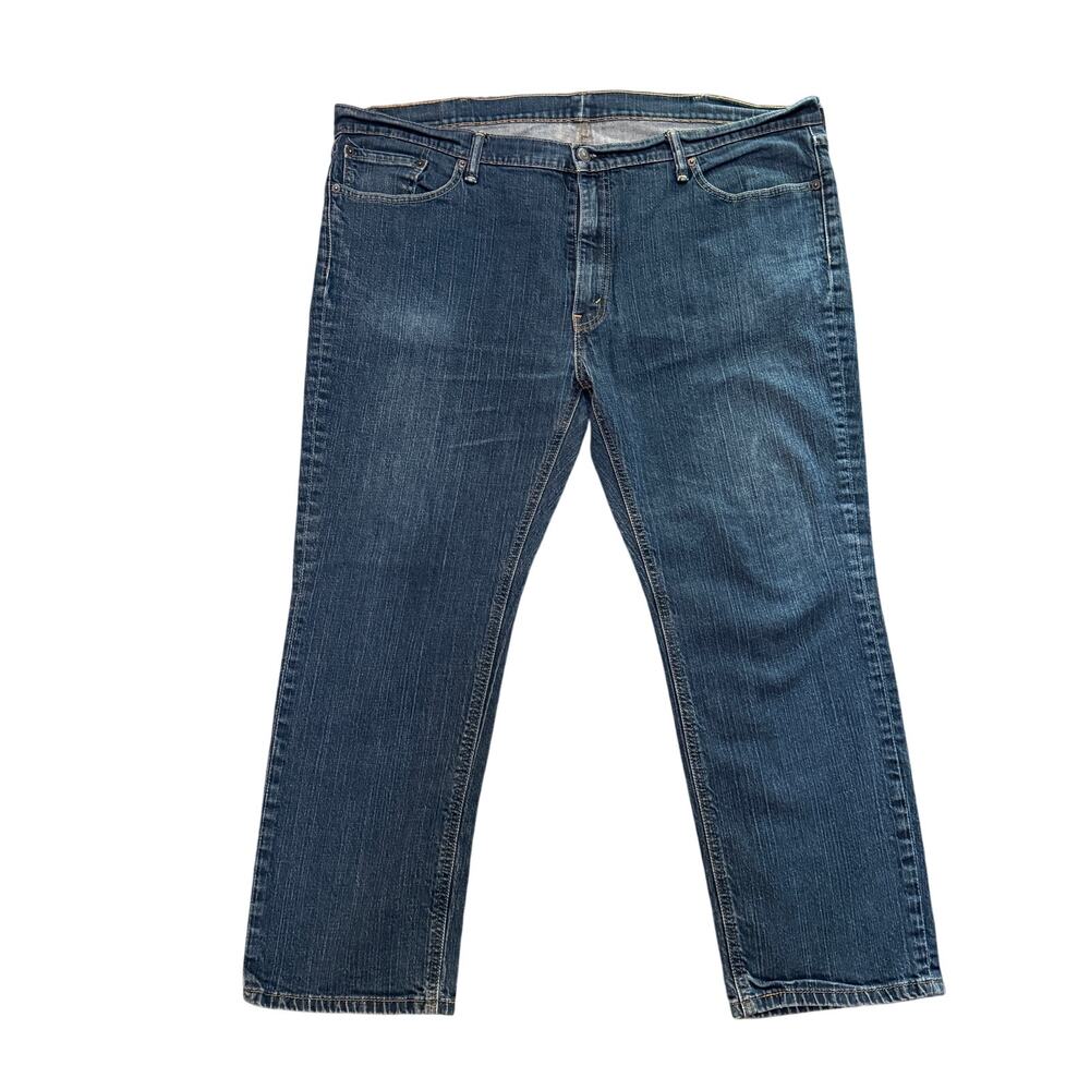 Levis 541 Athletic Fit Taper Leg Medium Wash Mens 46x30 Fits 44x27